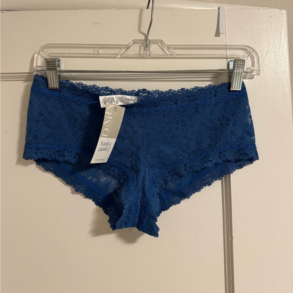 Hanky Panky Daily Lace Boyshort Blue
